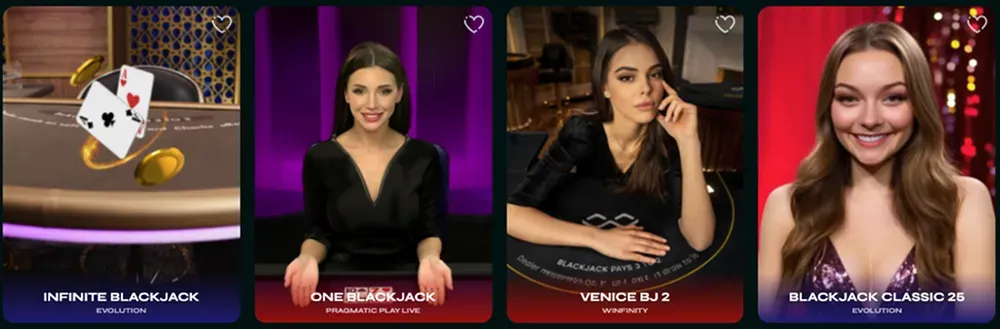 image des jeux de table de Savaspin Casino